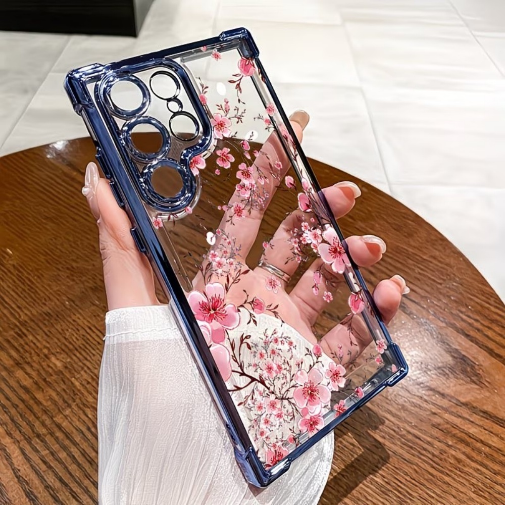 Cherry Blossom Electroplated F - Phone Cases Galaxy S24 review and price