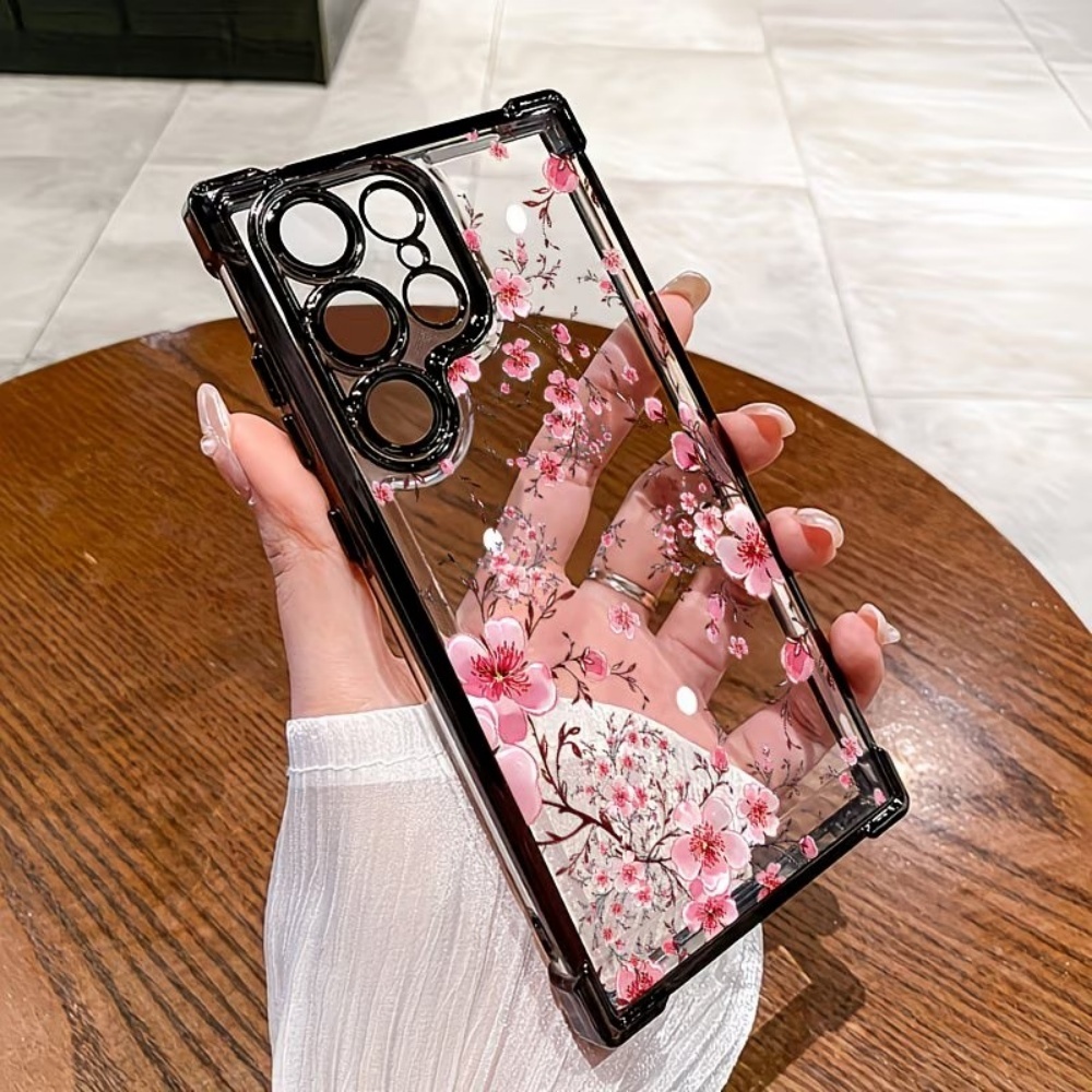 Cherry Blossom Electroplated F - Phone Cases Galaxy S24 review and price