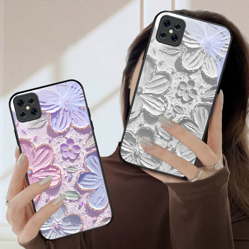 Cream Garden Flower Realm For  - Phone Cases Oppo review and price