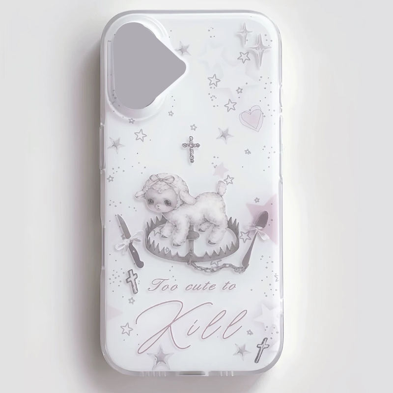 Y2k Korean INS Creative Cute P - Phone Cases Cool Girl review and price