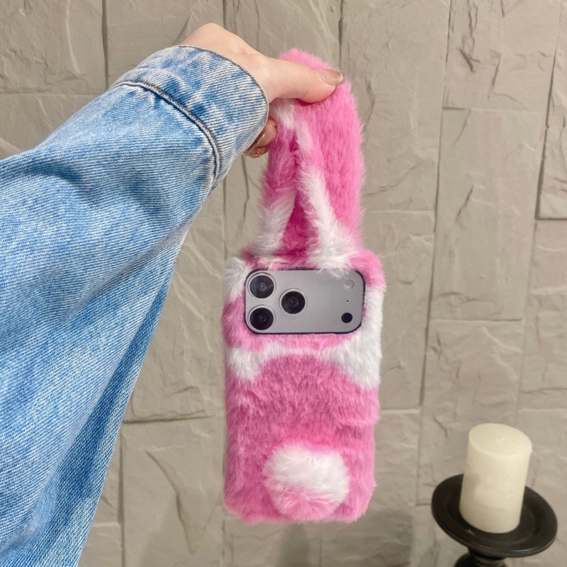 Cute Rabbit Design Fluffy Phon - Phone Cases For Iphone 16 review and price