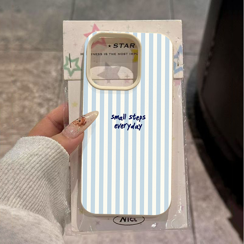 Blue English Blue White Stripe - Phone Cases Blue review and price