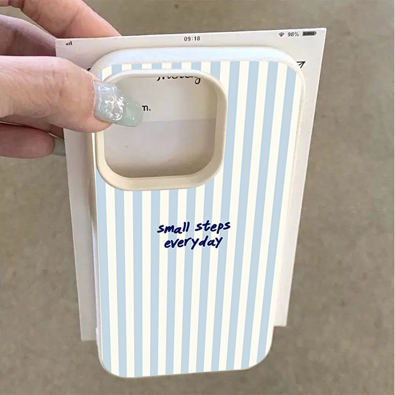 Blue English Blue White Stripe - Phone Cases Blue review and price