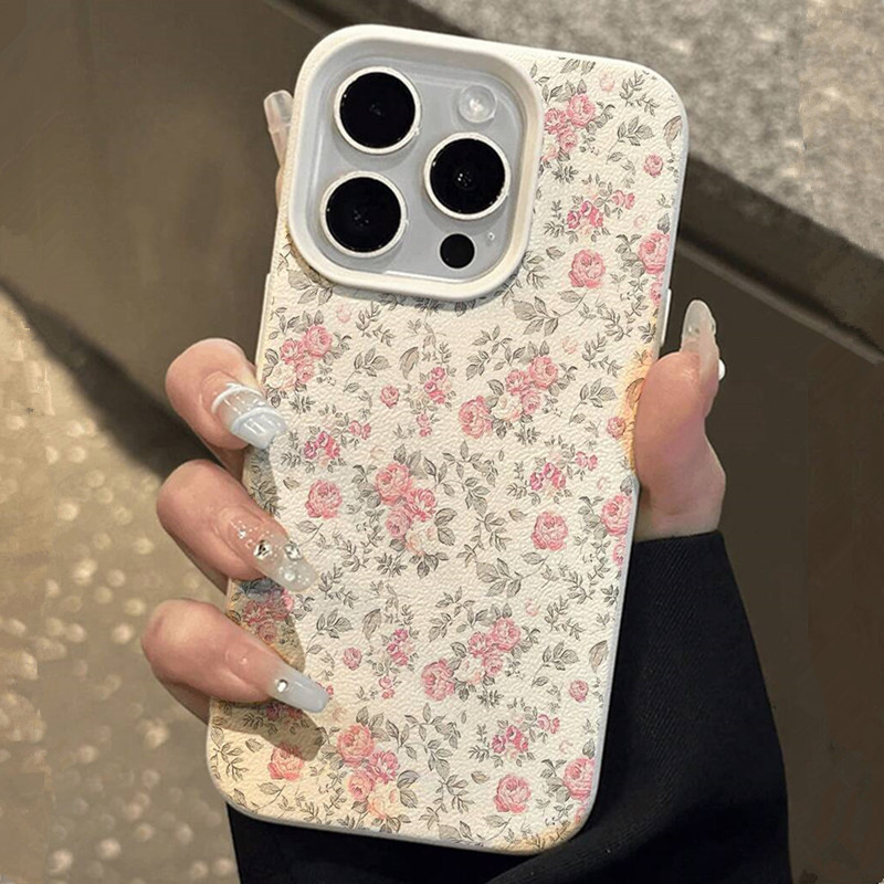 Adorable Girl Floral White Cla - Phone Cases Blue review and price