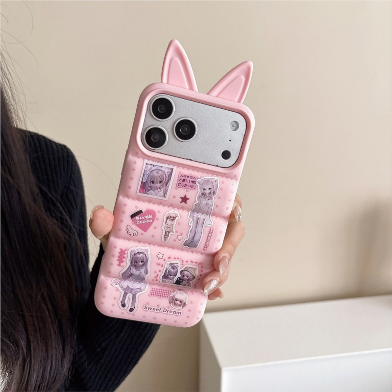 Japanese Y2K Cute Bunny Ear Ph - Phone Cases Cool Girl review and price
